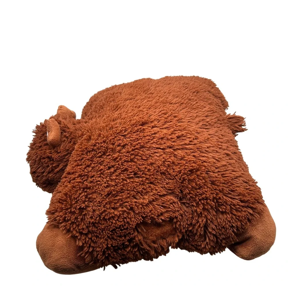 Kids Pillow Pal Stuffed Animal Brown Bear Plush Nap‎ Cuddle Pillow Bedding Toy